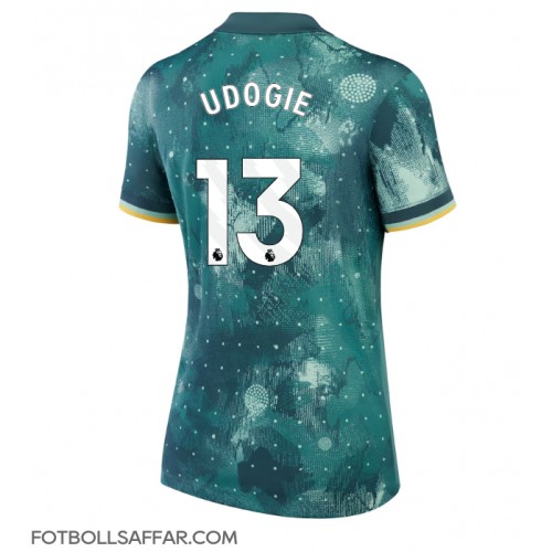 Tottenham Hotspur Destiny Udogie #13 Tredjeställ Dam 2024-25 Kortärmad